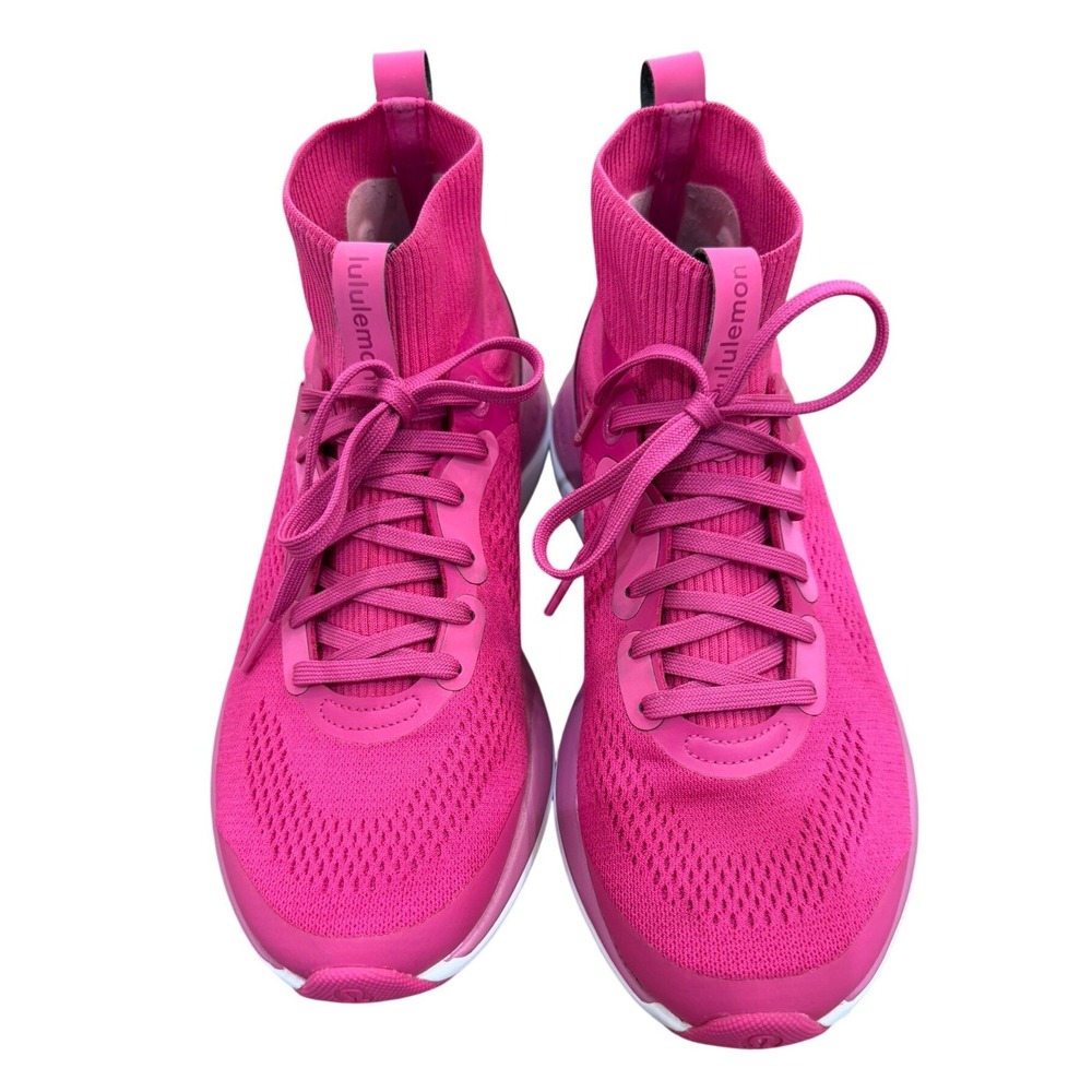 Lululemon Chargefeel Workout Mid Sonic Pink Training Shoes Size 7.5